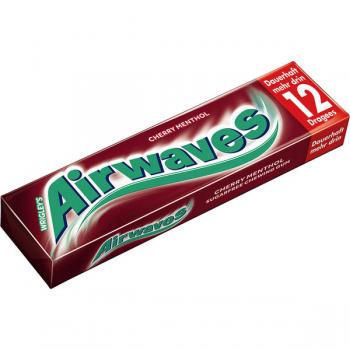 Wrigley´s Airwaves(Rot)Cherry Menthol 12 Dragees 30er T-Dsp.